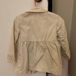 Toddler girl trench coat